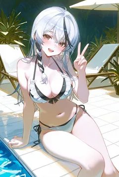 海边调查，里芙和琴诺突然找上门？！二女为了争宠突然将我推倒后连番上阵，连番对我口交后在子宫中爆射！
