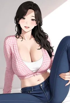 什么？！温婉的漂亮妈妈居然背着爸爸帮我处理性欲？
