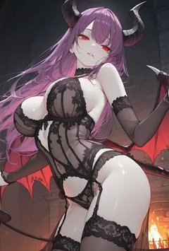 强大的勇者，因为喜欢魅魔的屁穴，变成了她的精液奴隶